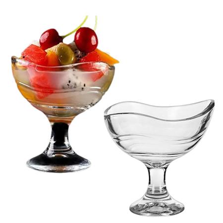 Jogo c/ 2 Taças Vidro Sobremesa Sorvete Açai Doce 150ml - UTILIKA  DISTRIBUIDORA - Taça de Sobremesa - Magazine Luiza