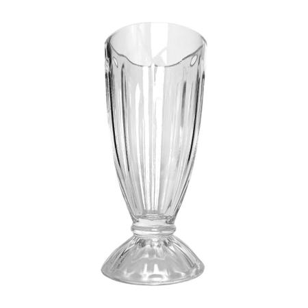 Taça De Sobremesa Vidro Sorvete Sundae Milk Shake Água Jogo 3 Peças Tulipa  190ml - Escorrega o Preço