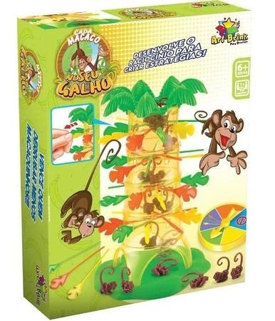 Jogo Cada Macaco No Seu Galho Brinquedo Pula Macaco Infantil, Magalu  Empresas