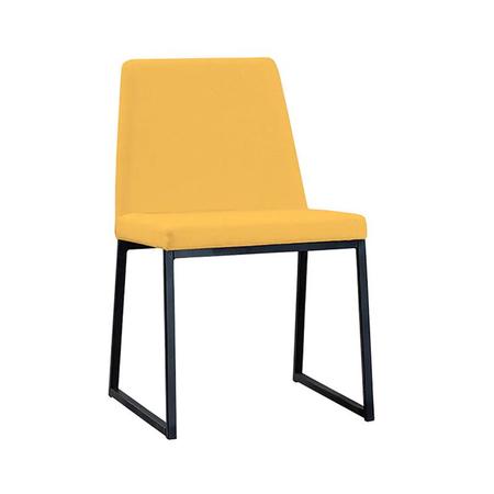Imagem de Jogo Cadeira Yanka Linho Amarelo 82x48x54 cm Daf 2 Unidades