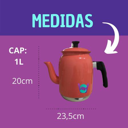 Jogo Café Chá Retro Bule 1,5l + 06 Xícaras - WebStok - Jogo de Chá -  Magazine Luiza