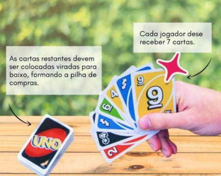 Uno Caiu Perdeu Dominó Baralho Jogos Viagem Praia Crianças