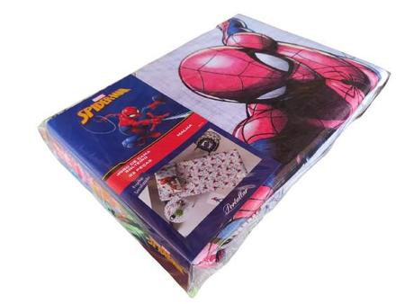 Jogo de Lençol Infantil Homem Aranha Simples Solteiro 2 Peças Spider Man  Textura Portallar - Jogo de Cama Infantil - Magazine Luiza
