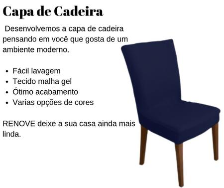 Jogo Capa de Cadeira ALICE 6 LUGARES - Tam. Grande - LOVE4HOME Imagem de Jogo Capa de Cadeira ALICE 6 LUGARES - Tam. Grande