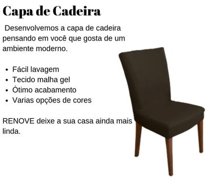 Jogo Capa de Cadeira ALICE 6 LUGARES - Tam. Grande - LOVE4HOME Imagem de Jogo Capa de Cadeira ALICE 6 LUGARES - Tam. Grande
