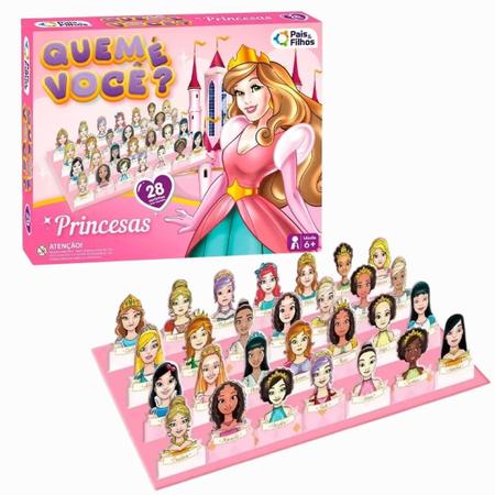 Jogo Cara A Cara Princesas Quem E Voce Meninas Adivinha Barbie