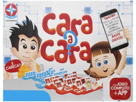 Jogo Tabuleiro Cara a Cara - Estrela Brinquedo EST-114 - Fabrica da Alegria