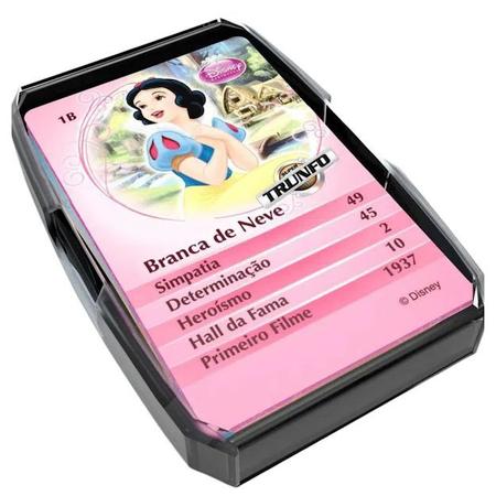 Jogo Carta Super Trunfo Princesas Disney Baralho Menina Grow - Deck de  Cartas - Magazine Luiza