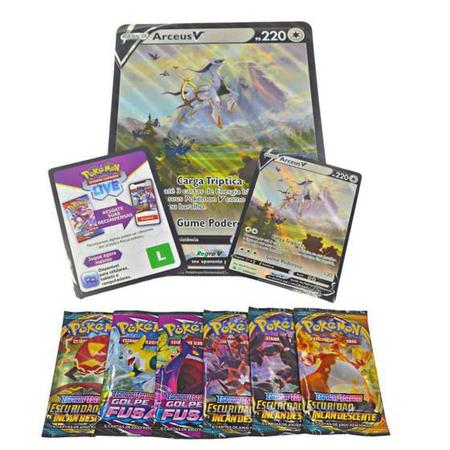 Pokémon TCG: Box Coleção Arceus V - Pokémon Company - Deck de Cartas -  Magazine Luiza