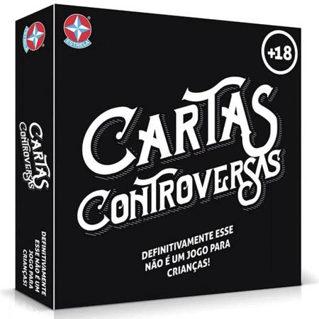 Jogo Cartas Controversas Estrelas Brinquedos +18 - Jogos de Cartas -  Magazine Luiza