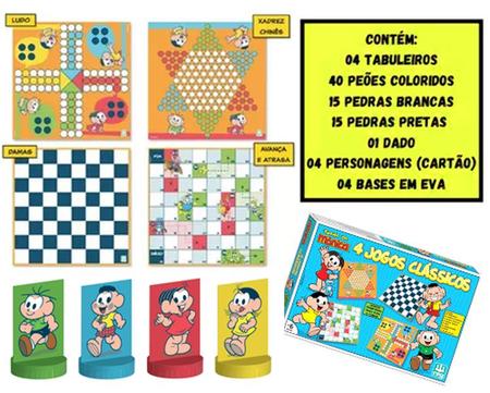 Jogo dama & ludo - Nig - Jogo de Dominó, Dama e Xadrez - Magazine