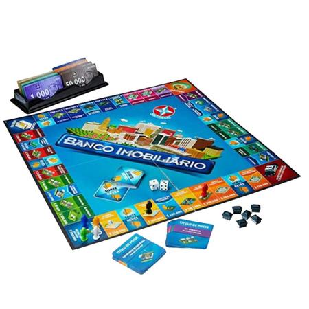 Jogo Super Banco Imobiliário Tabuleiro - Estrela - Shop Coopera