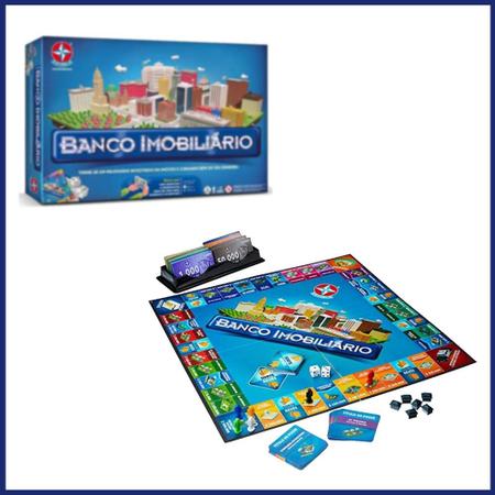 Jogo De Tabuleiro Banco Imobiliário Mundo Original Estrela - Shop Coopera