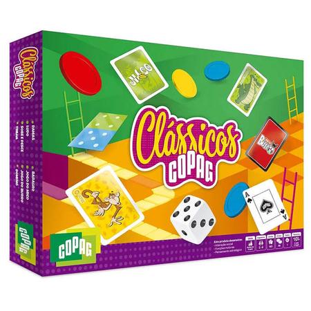 Jogos Clássicos ludo Trilha Sobe Desce e Damas 32510 - Copag na Americanas  Empresas