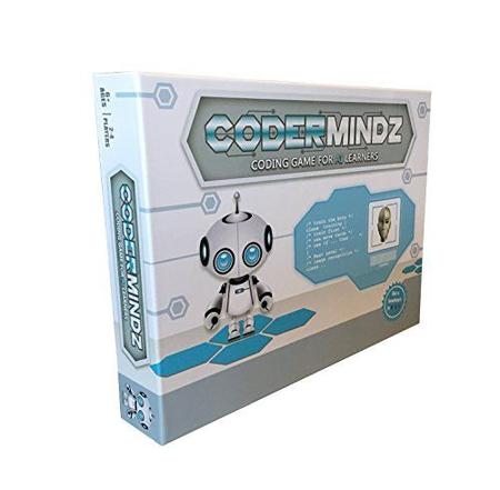 Imagem de Jogo CoderMindz para Aprendizes de IA! NBC Featured: Primeiro Jogo de Tabuleiro para Meninos e Meninas Idade 6+. Ensina Inteligência Artificial e Programação de Computadores através de robô divertido e aventura neural!