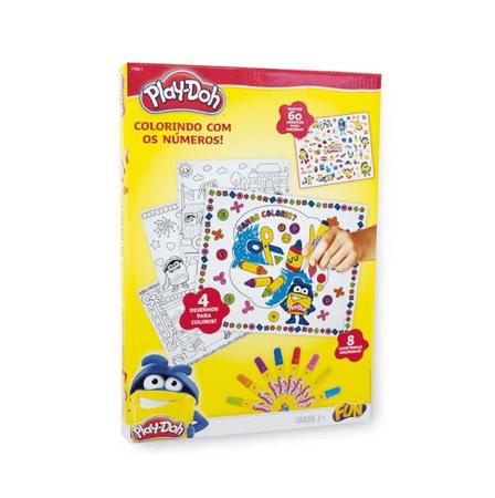 Jogo Colorindo Com Os Números Play Doh - Fun - Outros Jogos