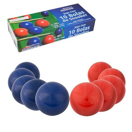 Imagem de Jogo com 10 Bolas de Snooker Sinuca Bilhar Mata Mata