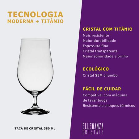 Imagem de Jogo com 6 Taças de Cristal Para Cerveja Artois 380 ml Forum Bohemia