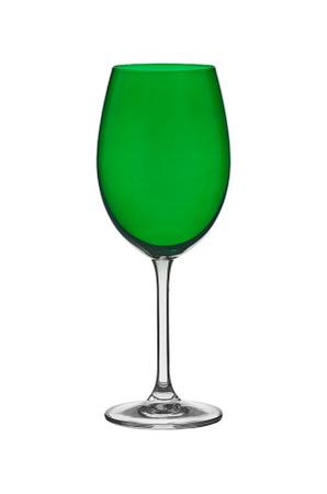 Imagem de Jogo com 6 tacas p/ vinho tinto cristal gastro verde 450ml