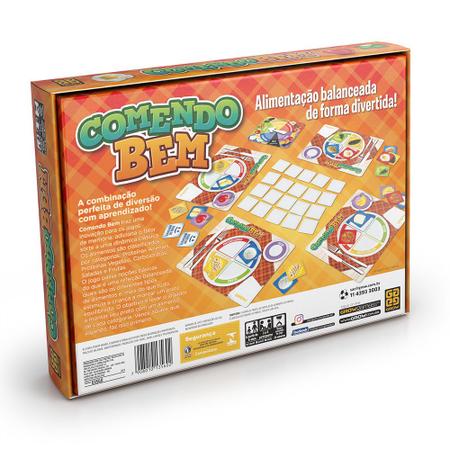 Comendo Bem - Grow - Jogo de Tabuleiro Infantil Educativo e Divertido Sobre  Nutrição Educação Alimentar 6 Anos 7 Anos