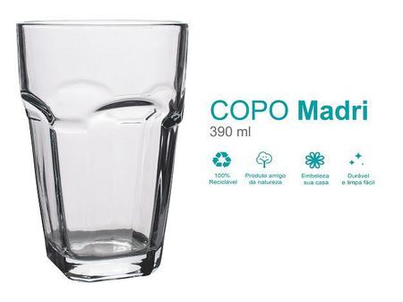 Jogo De Copos Chiques Vidro Quadrado 320ml Transparente - Casa Linda - Copos  - Magazine Luiza