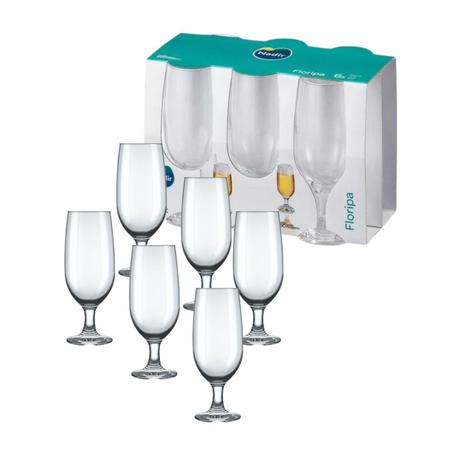 Jogo De Taças 6 Peças Floripa Nadir 300Ml - Vidro