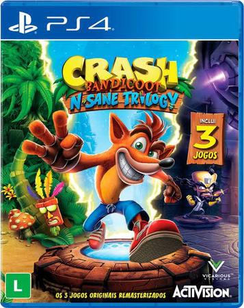 Combo de Jogos PS4 - Red Dead Redemption 2 + Crash Bandicoot N'Sane Trilogy  + Assetto Corsa - Rockstar Games - Jogos de Plataforma - Magazine Luiza