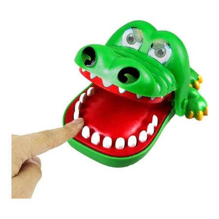 Jogo Infantil Mini Bad Dog + Crocodilo Dentista Morde O Dedo