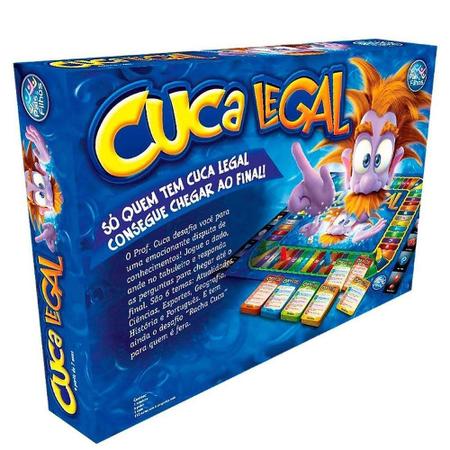 Jogo Cuca Legal Com 672 Perguntas Tabuleiro + 6 Peões + Dado - Pais e  Filhos - Jogos de Tabuleiro - Magazine Luiza