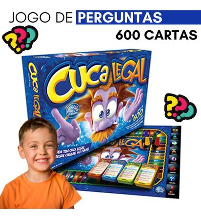 Jogo Cuca Legal Pais & Filhos + 600 Perguntas Top Line - Pais e Filhos -  Jogos de Tabuleiro - Magazine Luiza