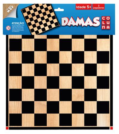 Jogo De Mesa Damas Tabuleiro - Bom Preço Magazine