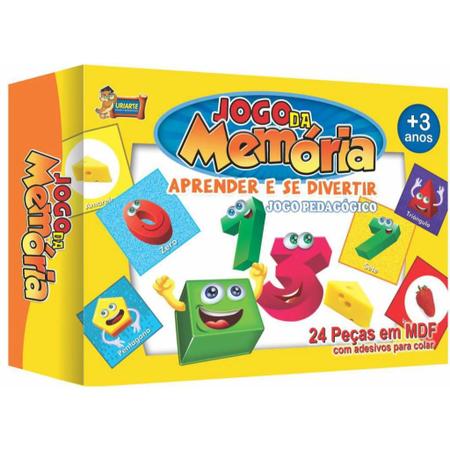 Jogo Pedagógico Mestre da Memória - Mk Educa