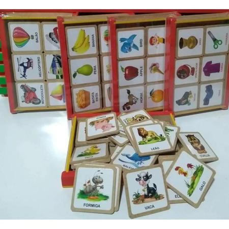 Jogo da Memória Animais Divertidos com 54 peças - Pais & Filhos - Jogos de  Memória e Conhecimento - Magazine Luiza