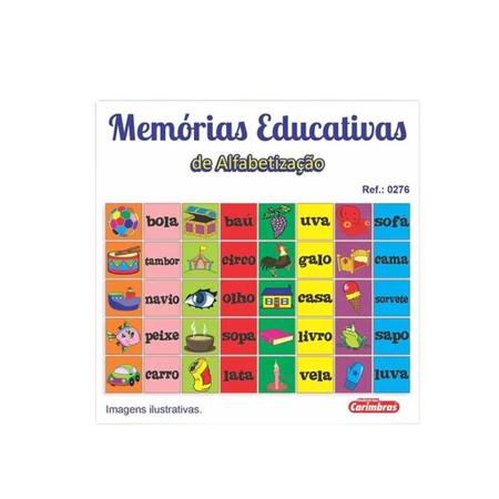 Jogo Educativo da Memória de Números e Quantidades Infantil - Carimbras -  Brinquedos Educativos - Magazine Luiza