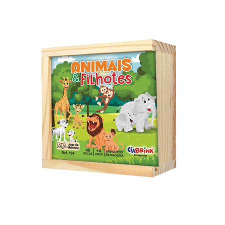 Jogo da Memoria Animais - Joguinho de Bolsa - CriaMente Jogos