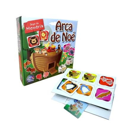 Jogo Da Memoria Arca De Noe Com Bichinhos Fofos - Jogo Educativo - Pais e  Filhos - Jogos de Memória e Conhecimento - Magazine Luiza