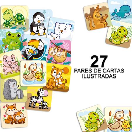 Carta de correspondência de demência senil, 32 baralhos de cartas  combinando animais de jogo melhoram a coordenação para brincadeiras diárias