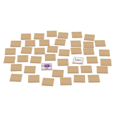 Formas geométricas do jogo da memória de cores diferentes, cartões flash  imprimíveis para aprendizado de vocabulário em inglês