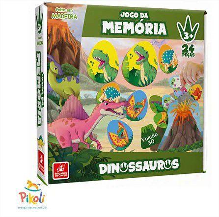 Jogo Da Memoria Progressivo Dinossauros Grow - Jogos de Memória e  Conhecimento - Magazine Luiza