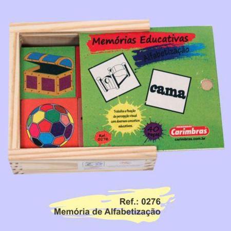 Jogo Educativo da Memória Para Alfabetização e Letramento - Carimbras -  Brinquedos Educativos - Magazine Luiza
