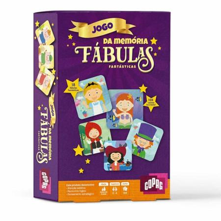 Jogo da Memoria Fabulas Fantasticas - Copag - Jogos de Memória e