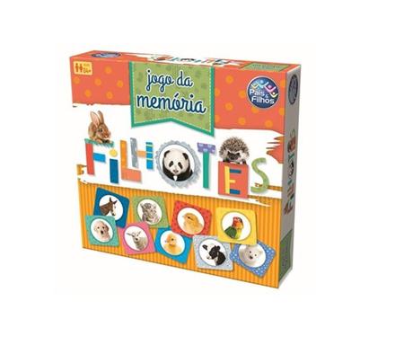 Jogo Da Memória com 40 peças - Coluna - 790703 - Pais e Filhos - Real  Brinquedos