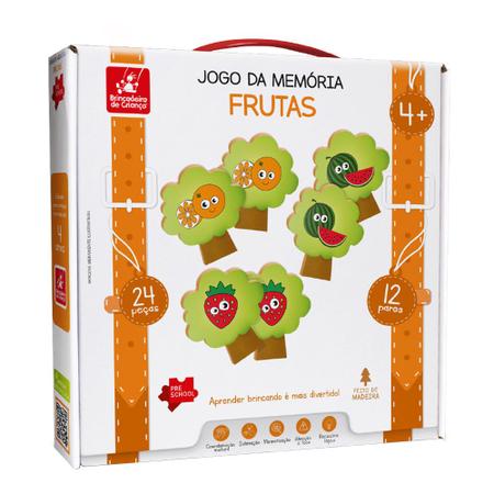 Jogo da Memória - Frutas - Castelarte - Brinquedos Educativos, Pedagógicos  e Terapêuticos