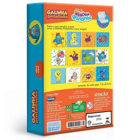 lembrancinha jogo da memoria da galinha pintadinha 