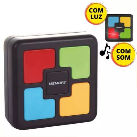 Jogo eletrônico de memória, jogo eletrônico de memória de música para o  cérebro para crianças ao ar livre para casa (caixa de cores Cubo)) :  : Brinquedos e Jogos