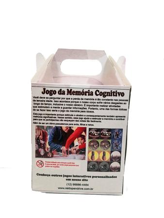 Jogo da Memória Cognitivo p/idosos com baixa visão 10 pares