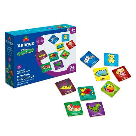 Jogo Memória Infantil Brinquedo Criança - R$ 31,61