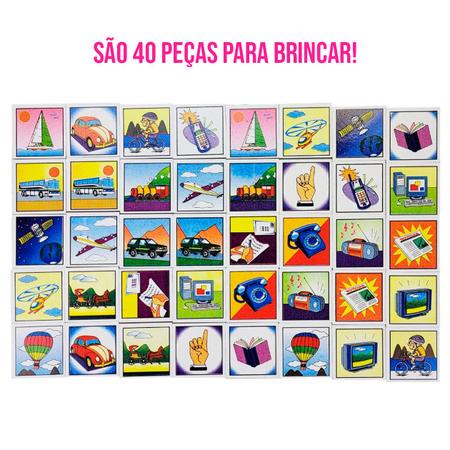 Jogo Da Memória Infantil Educativo Masculino Feminino 40 Pçs - Carlu -  Jogos de Memória e Conhecimento - Magazine Luiza