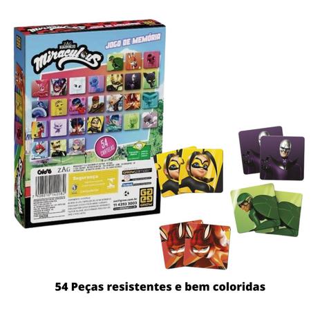 Jogo Rouba-Monte - Miraculous As Aventuras de Ladybug Copag - Jogos -  Magazine Luiza