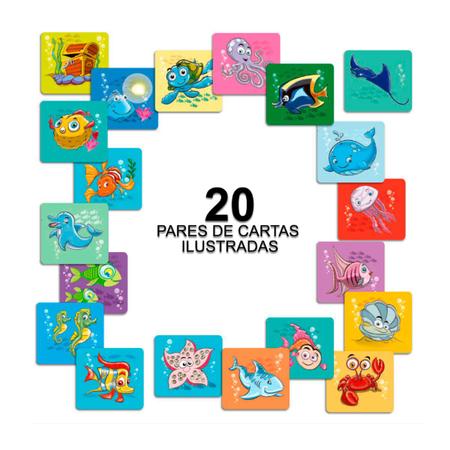 Jogo Da Memoria Educativo Personagens Divertidos 40 Peças - Pais e Filhos -  Jogos de Memória e Conhecimento - Magazine Luiza